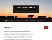 Tablet Screenshot of daveyroadranch.com